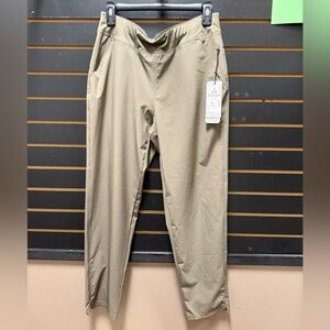 NWT Ascend Stretch Bungee Cord Jogger Pants Khaki Size Medium